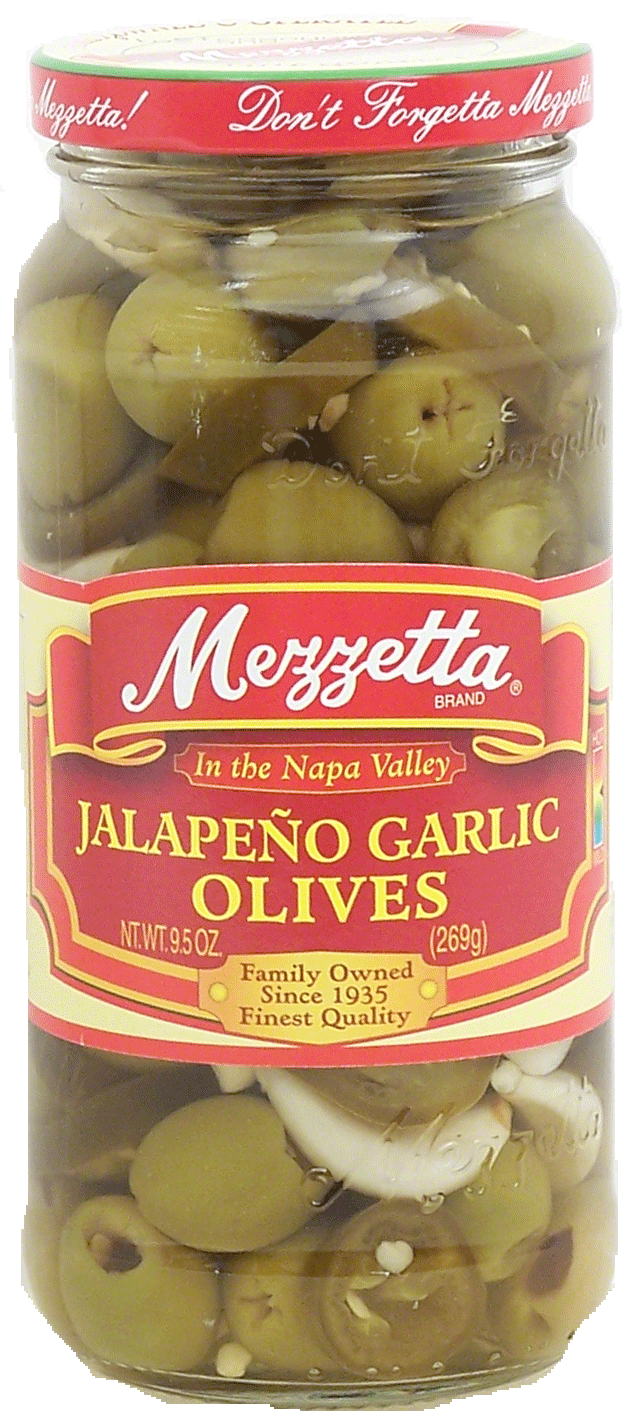 Mezzetta  jalapeno garlic olives Full-Size Picture